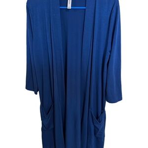 Zenana Outfitters Royal Blue Lightweight Open Cardigan
